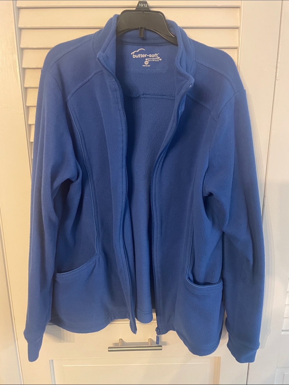 Butter Soft Women's Royal Blue Teddy Fleece Jacket